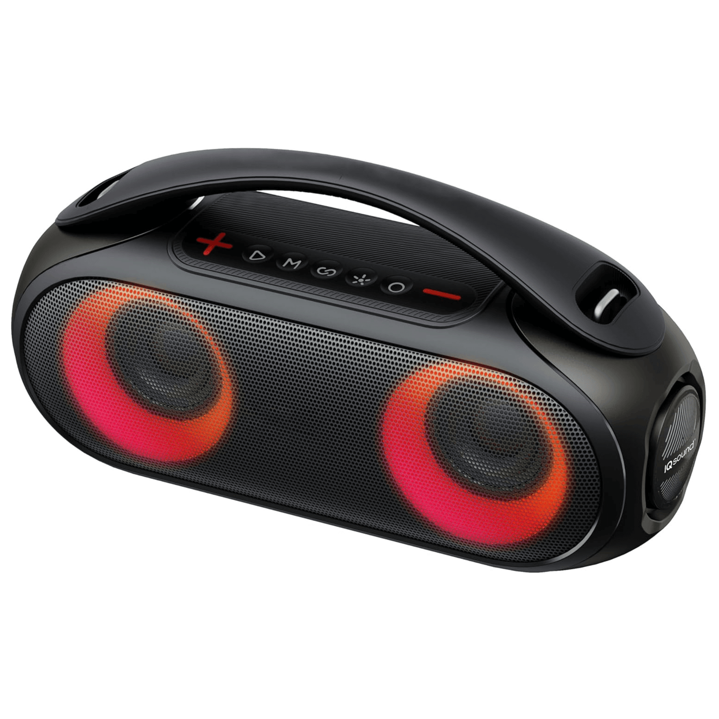 Supersonic Portable Water-Resistant BT Speaker with RGB Light Panel