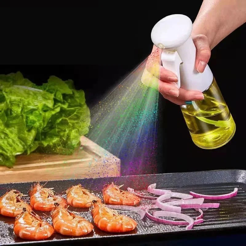 1PC 300ML Olive Oil Spray Bottle Kitchen, Soy Sauce Vinegar Seasoning