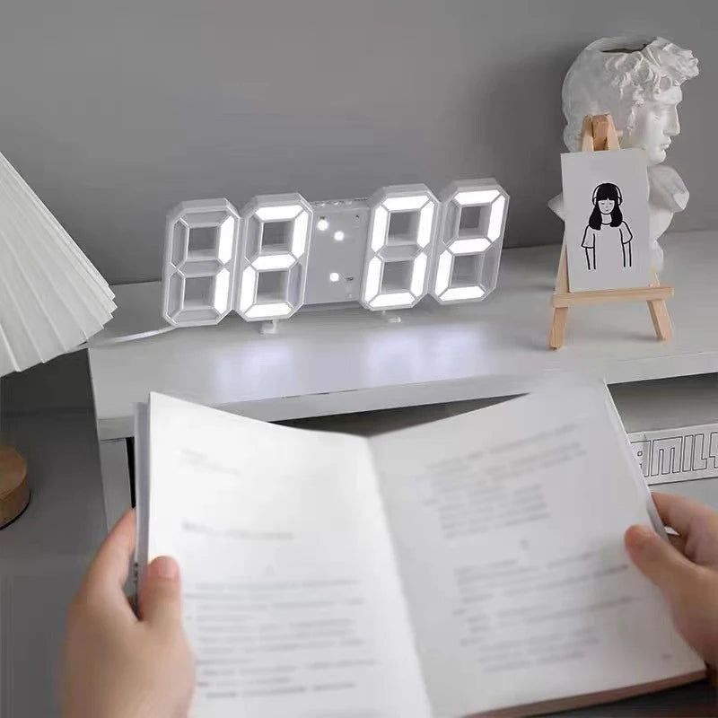 Simple Fashion Electronic Clock 3D Luminous Digital Clock