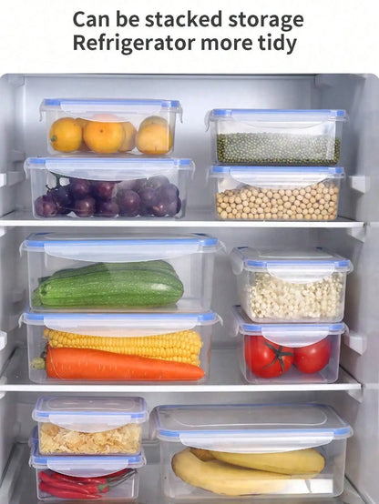 Sealed rectangular refrigerator storage box with lid Plastic crisper